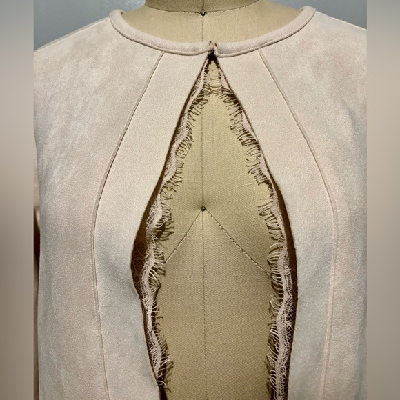 Cactus + Pearl Faux Suede Jacket with pretty detail Size S - Picture 2 of 3